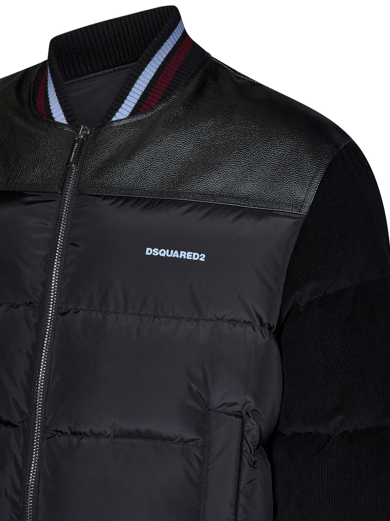 PIUMINO MIXED PUFFER DSQUARED2 - 4