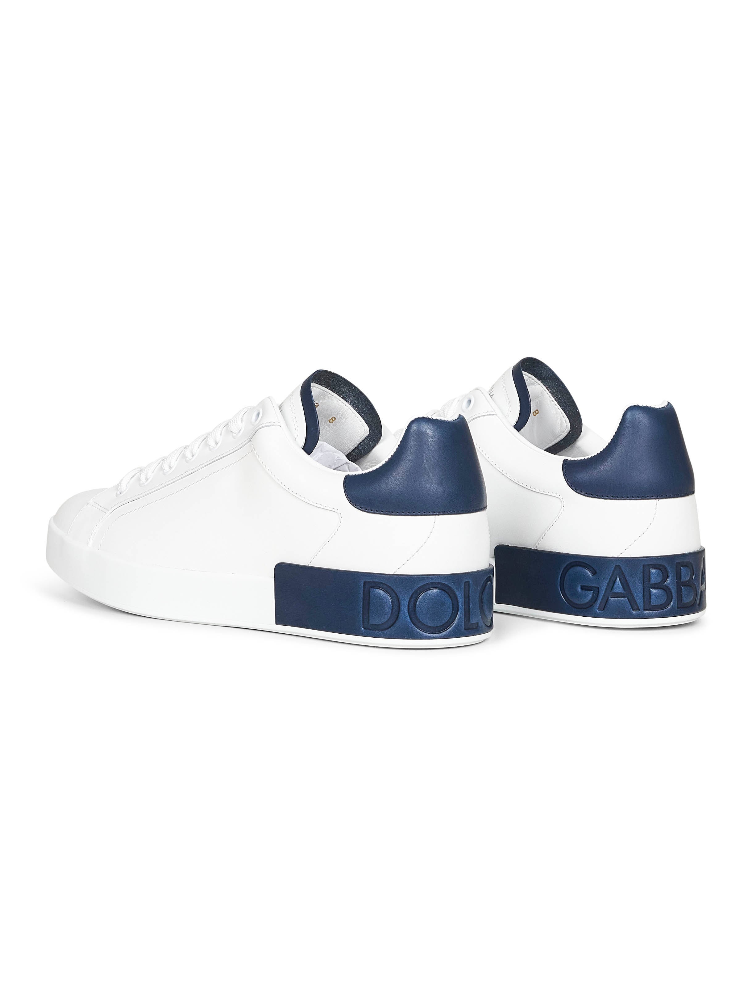 White calf leather Portofino sneakers - 4