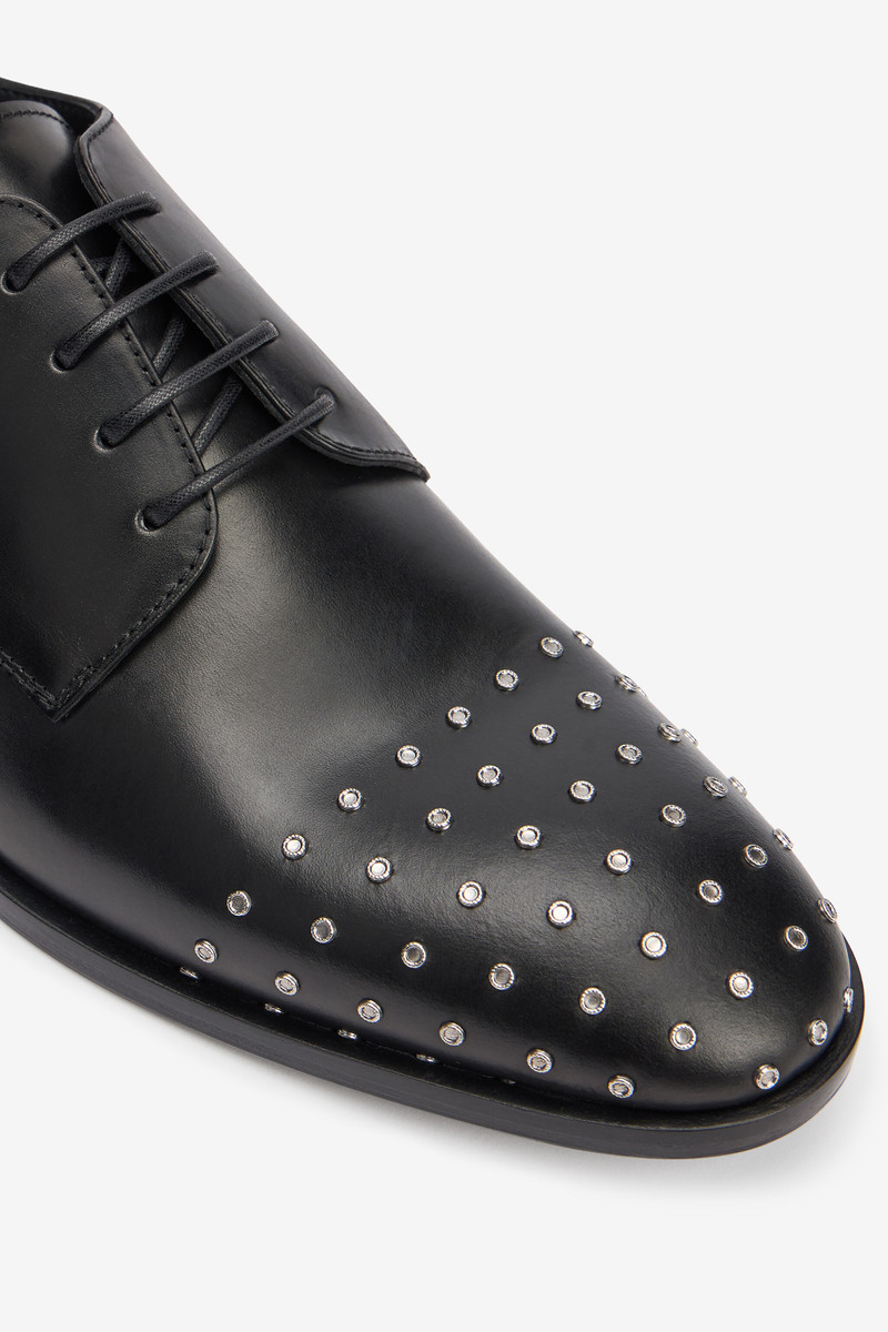 Derby Shoes with Studded Toe Cap 5