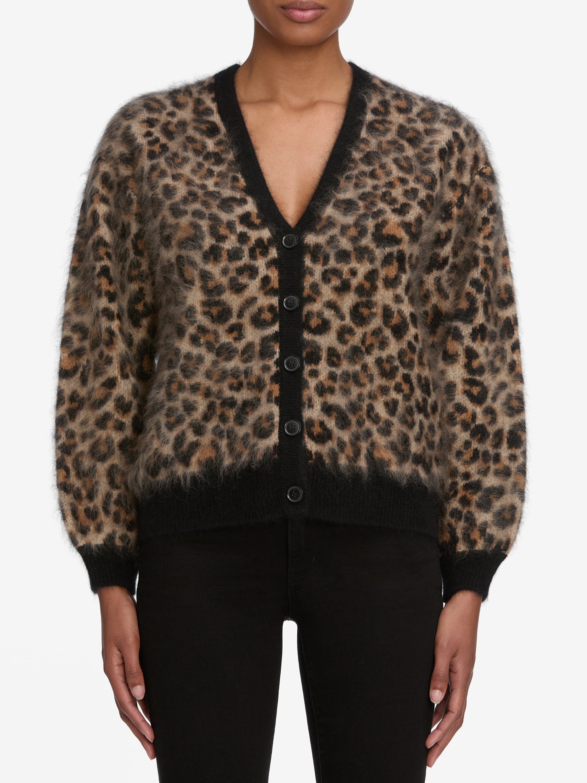 The Brushed Leopard Cardi in Leopard - 3