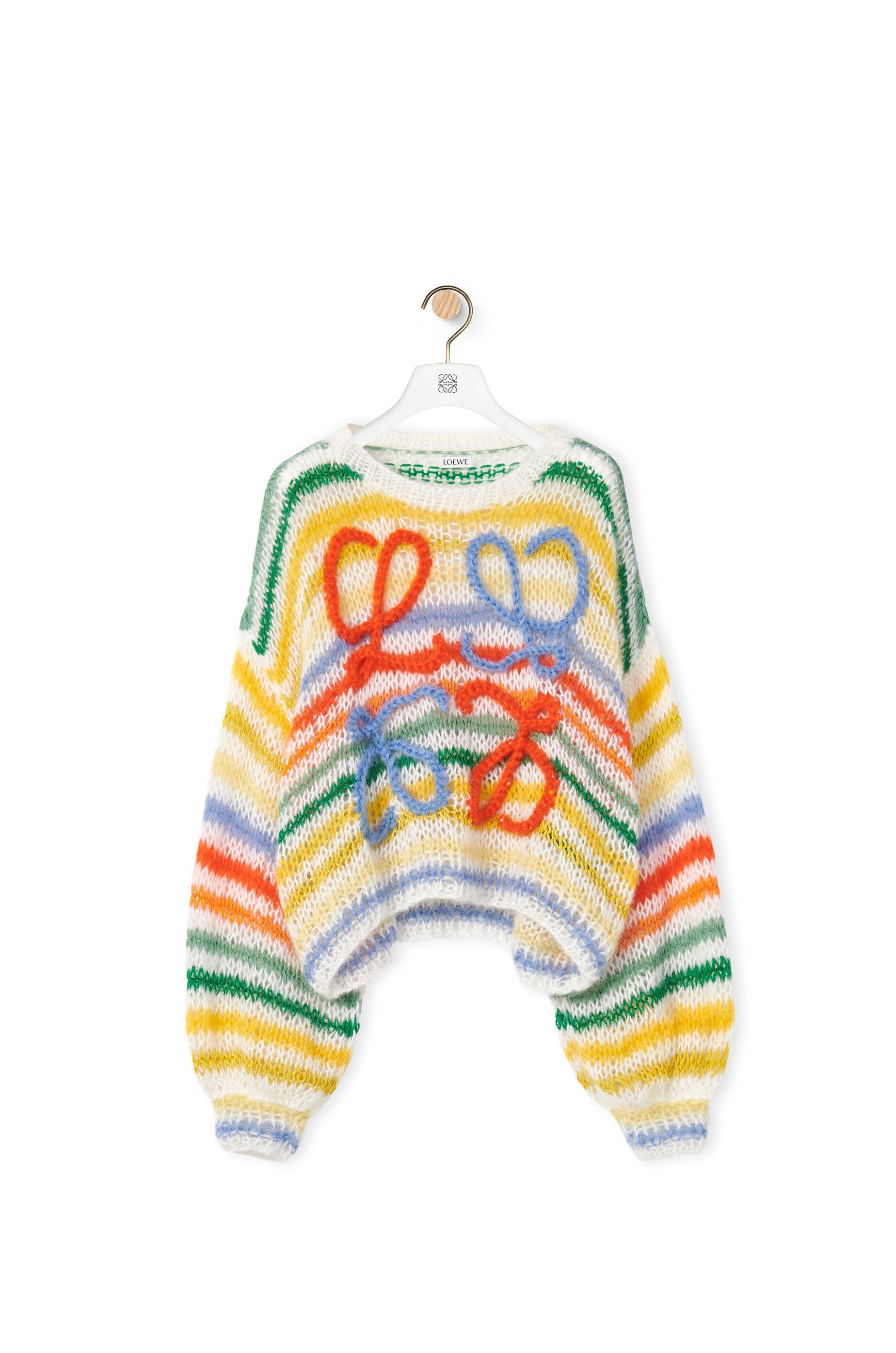 Stripe sweater in mohair - 1