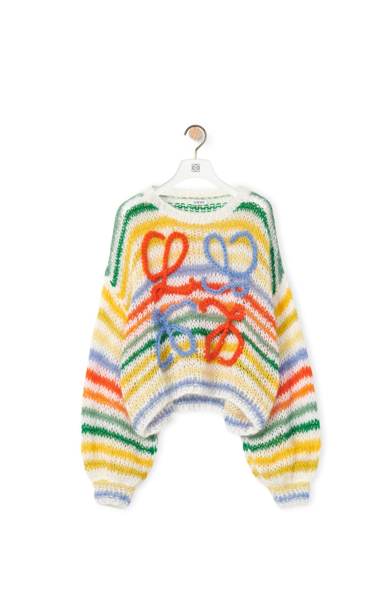 Stripe sweater in mohair - 1