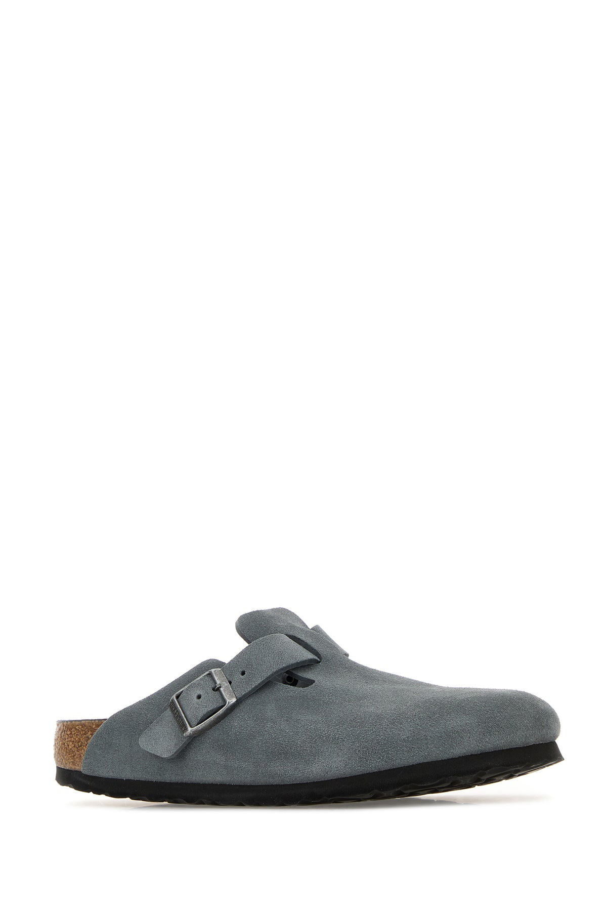 Dark grey suede Boston slippers - 2