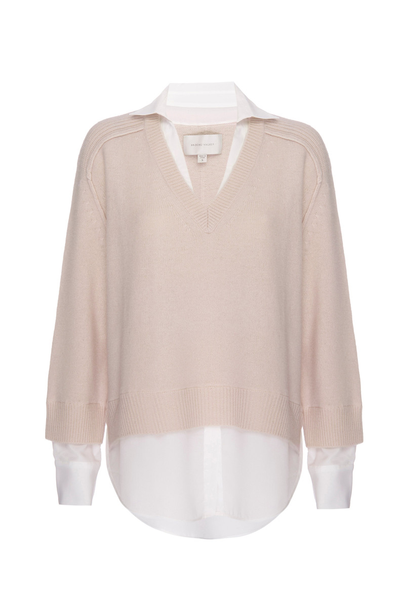 BROCHU WALKER The Looker Layered V-Neck outlook