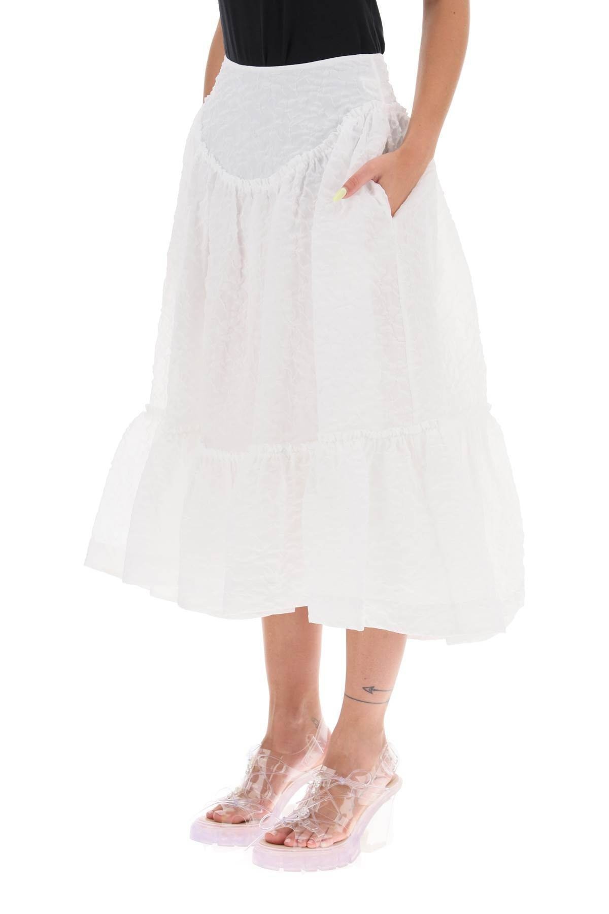 CLOQUÉ YOKE SKIRT - 5