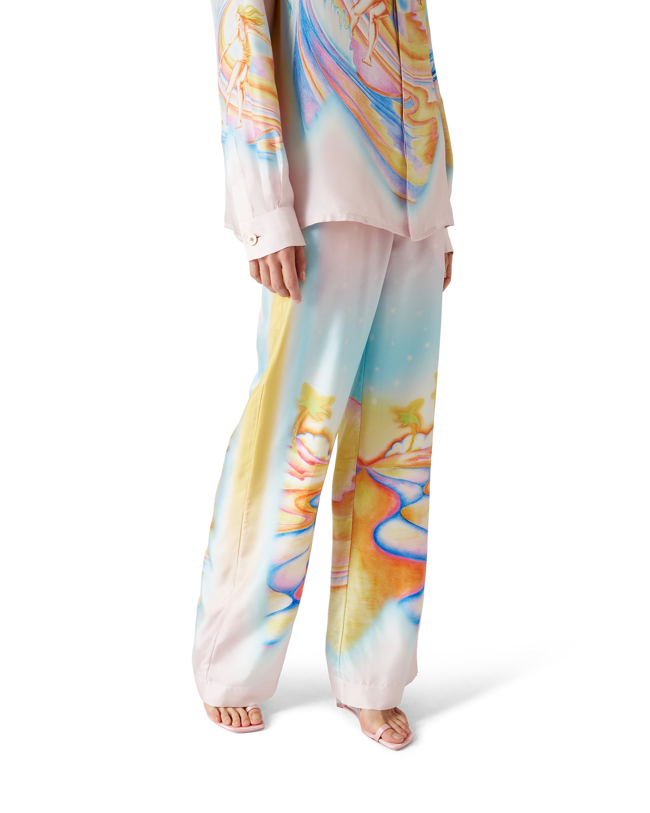 Psychedelic Nirvana Silk Trousers | Casablanca Paris - 4