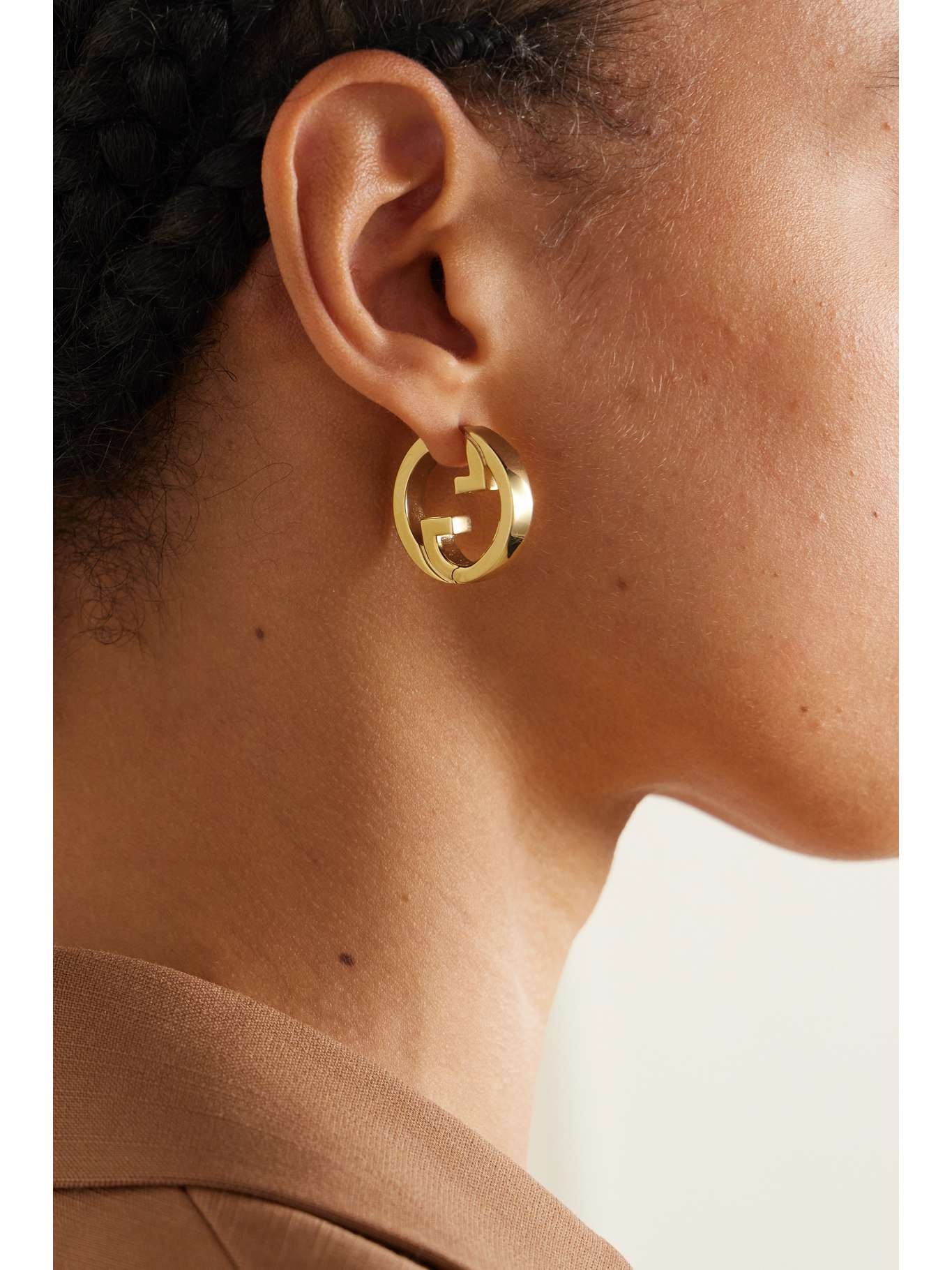 Blondie gold-tone earrings - 2