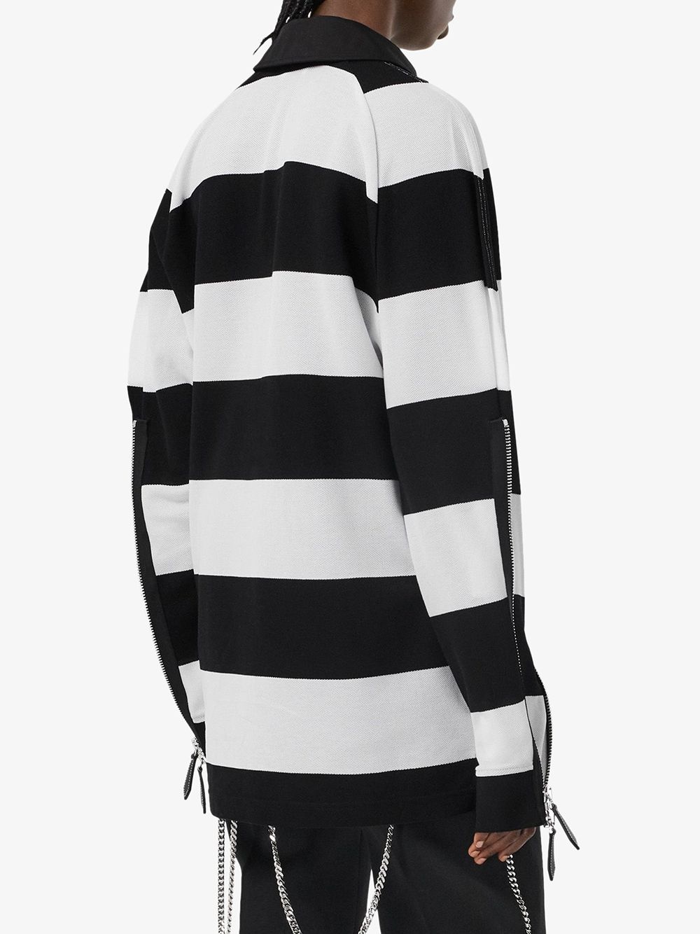 oversized striped rugby shirt - 4