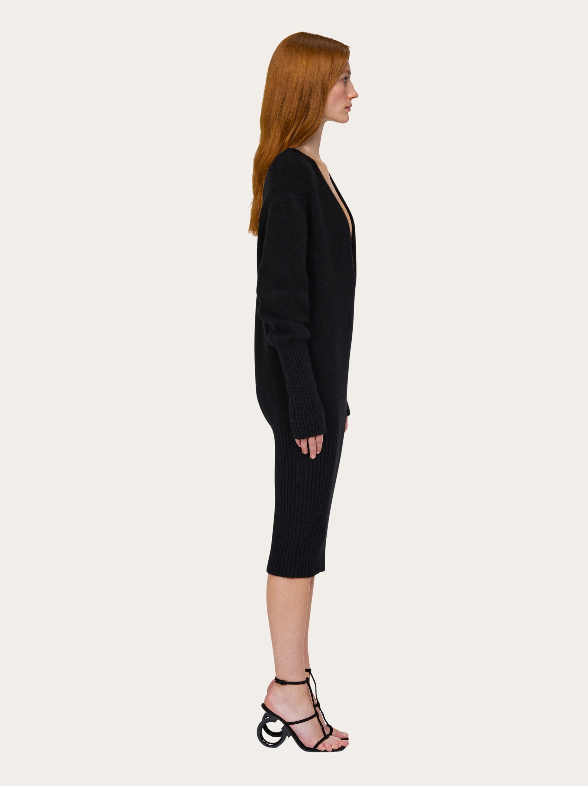 Knitted midi dress - 3