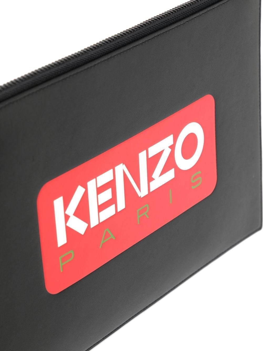logo-print clutch bag - 4