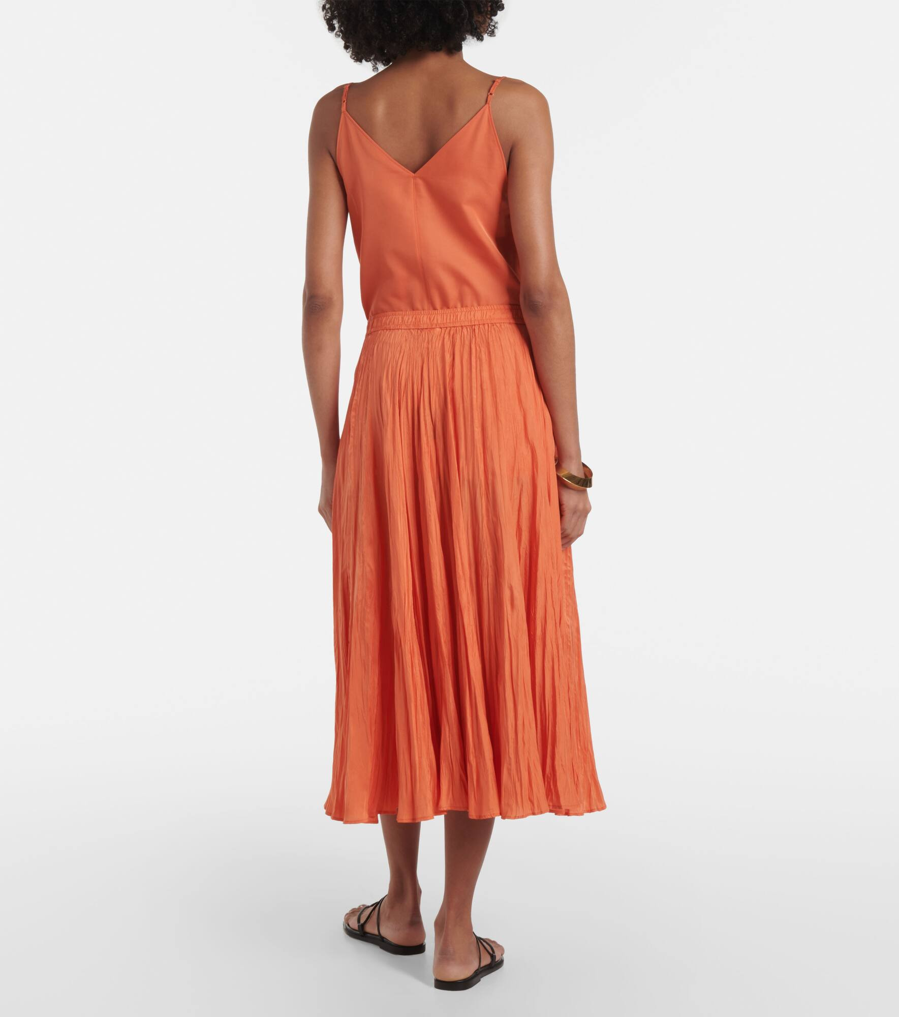 Sully silk midi skirt - 3