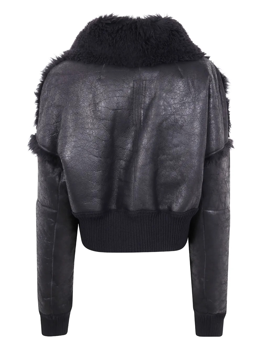 RICK OWENS - Men Bomber In Montone Flight Cropped Jacket - 2
