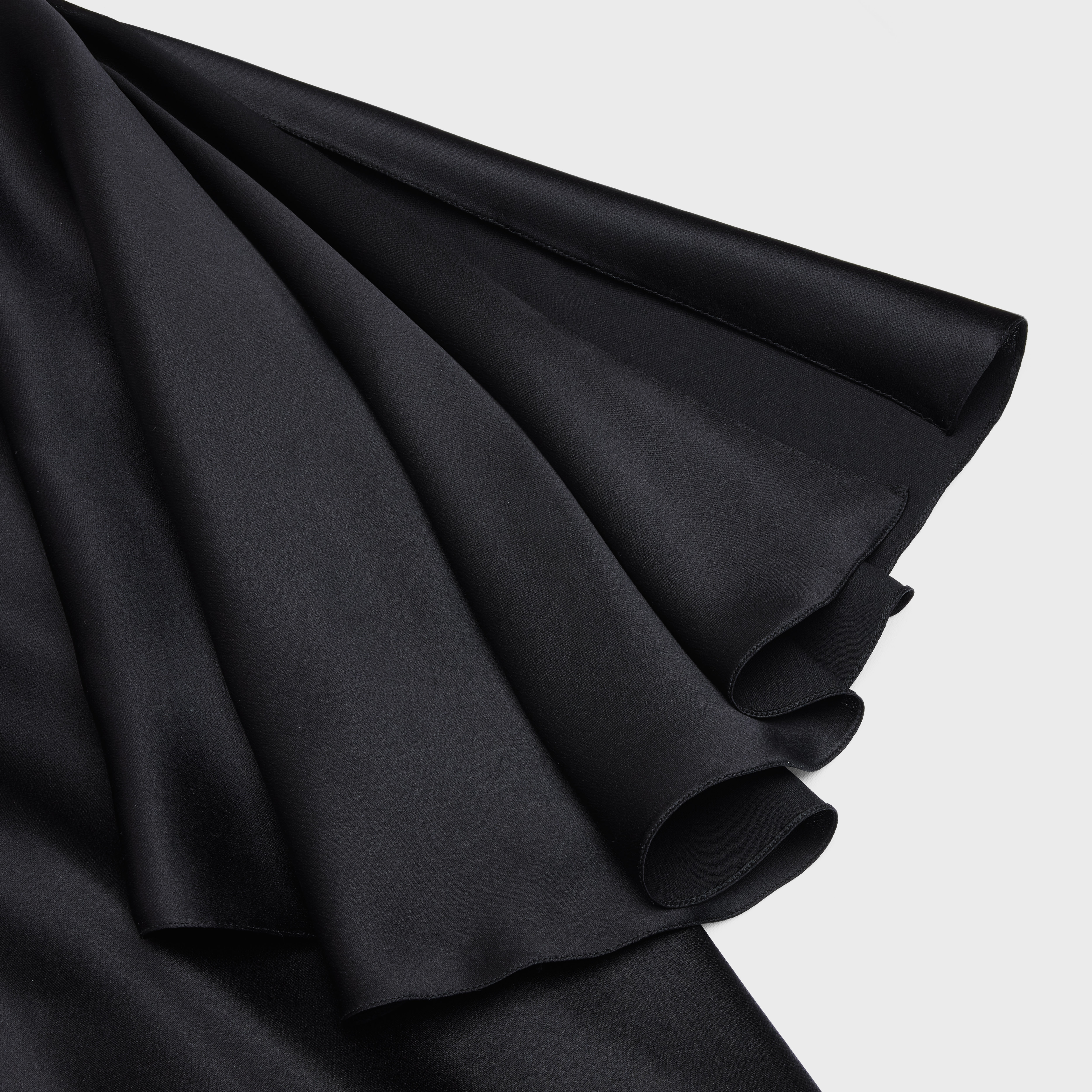 satin crepe maxi dress - 3