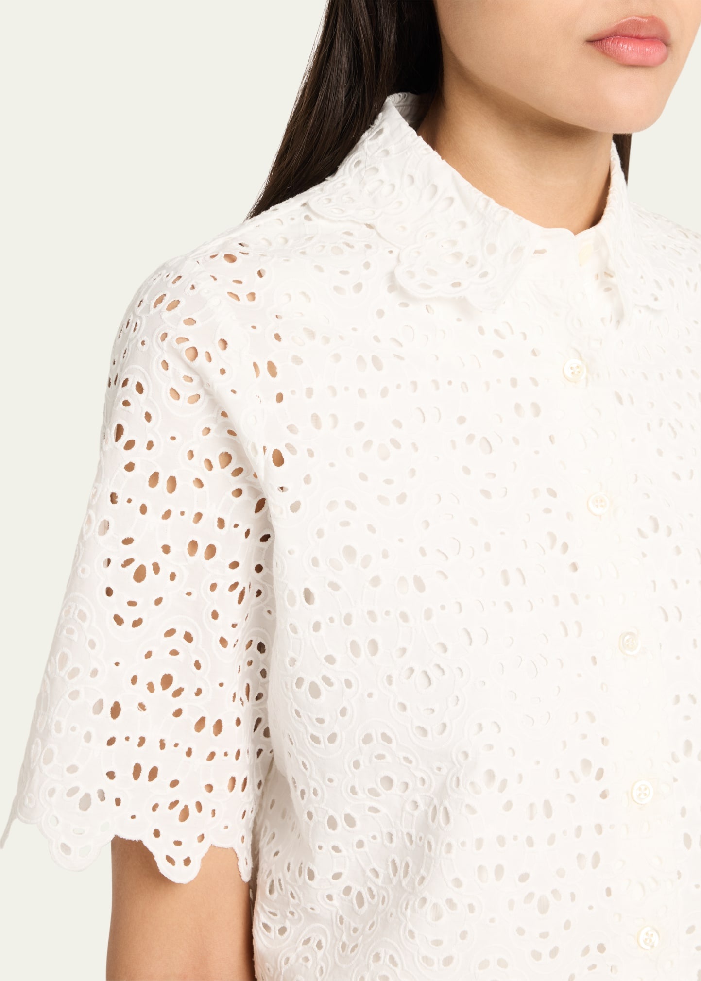 The Deco Eyelet Top - 5