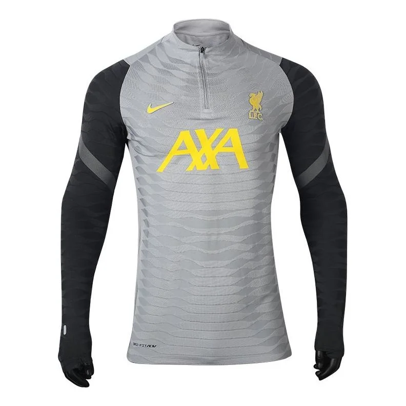 Nike Elite Dri-fit Adv Player Edition 21-22 Season Liverpool Half Zipper Training Long Sleeves Gray - 1