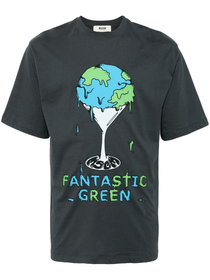 graphic-print cotton T-shirt 1