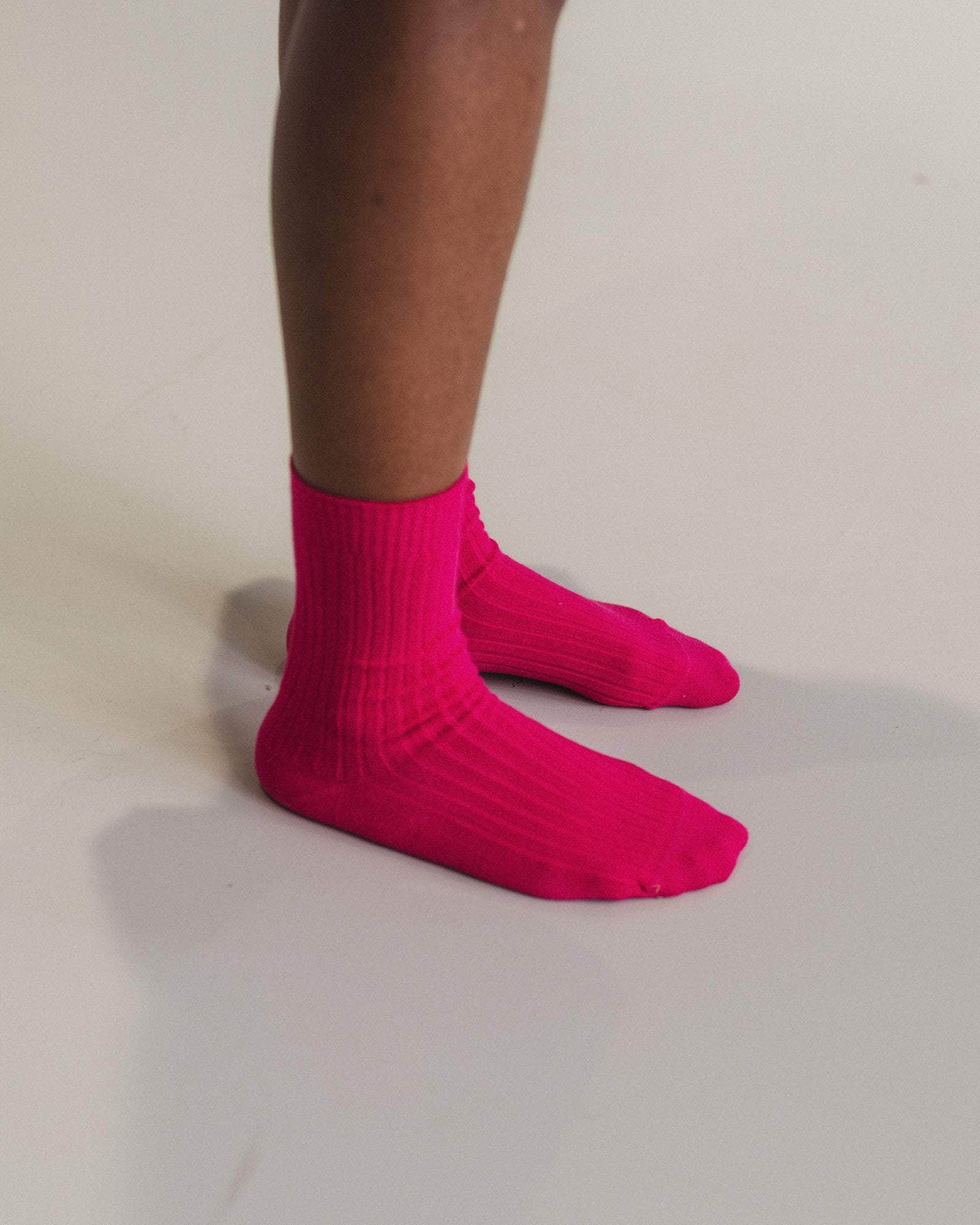 Rib Overankle Socks - Organic Cotton Rib - 2