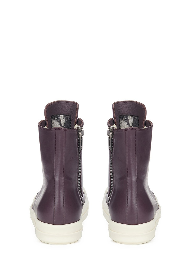 high-top leather sneakers 4