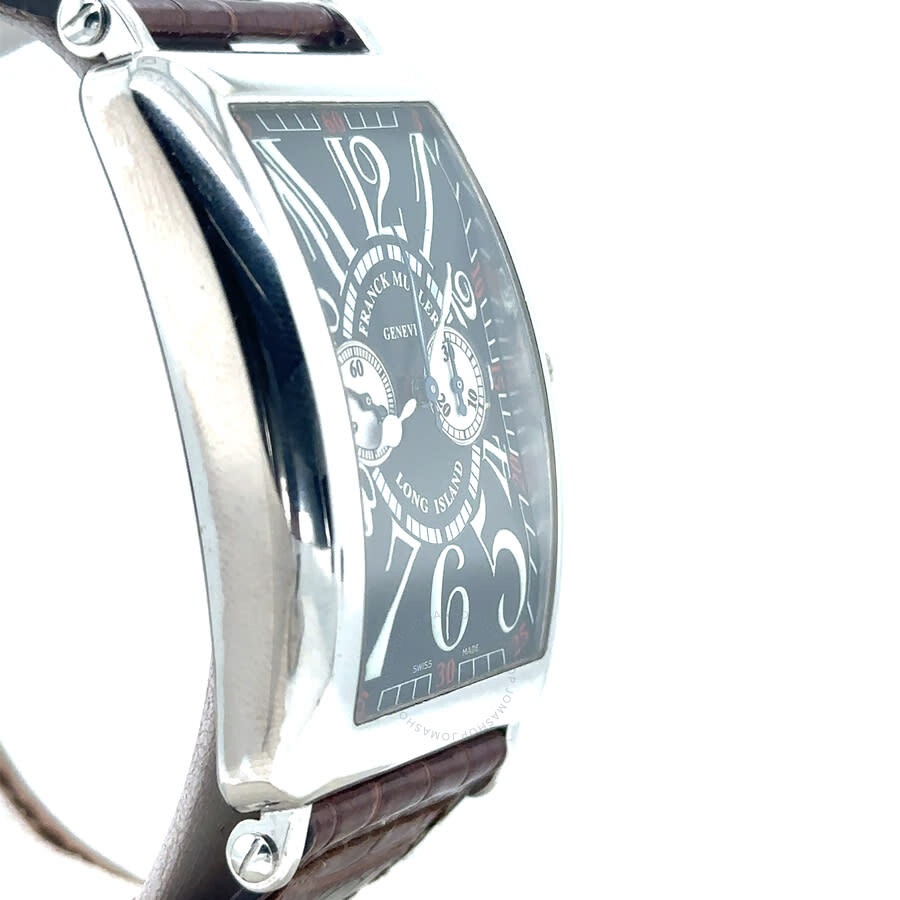 Pre-owned Franck Muller Long Island Chronograph Hand Wind Black Dial Men's Watch 1100 MP - 3