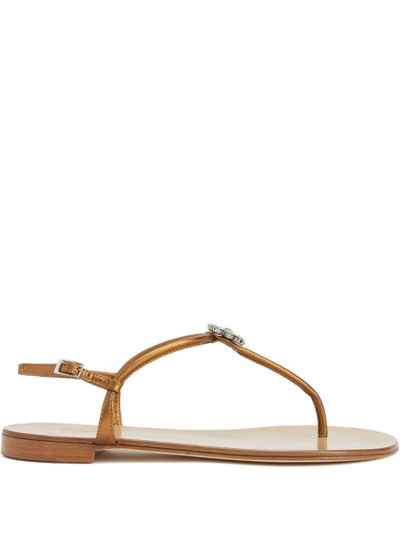 Geltrude crystal-flower sandals 1