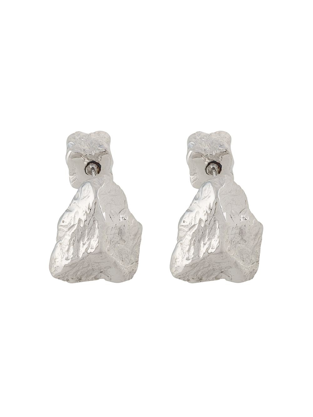 metallic rock cufflinks - 1