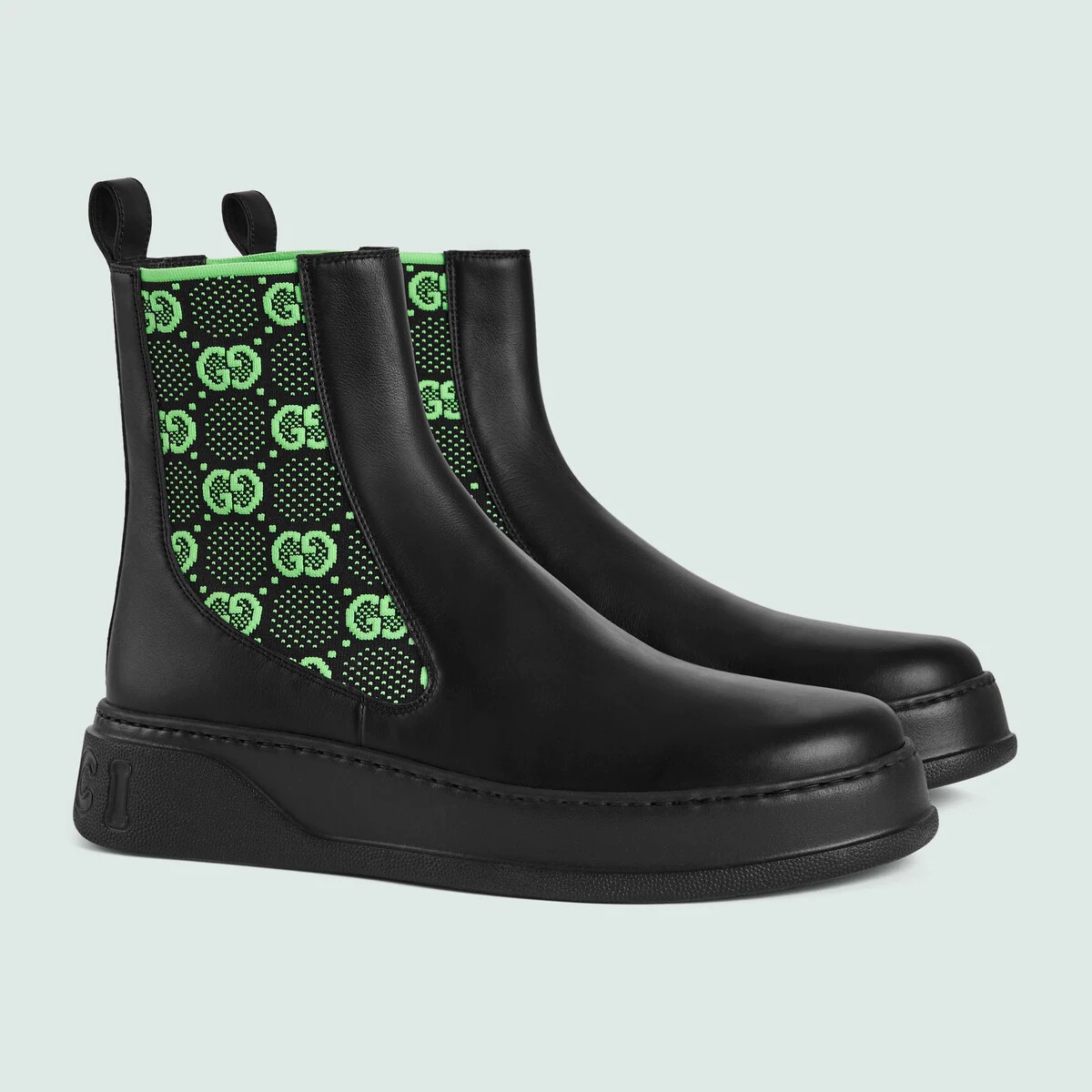 Men's boot with GG jersey - 2