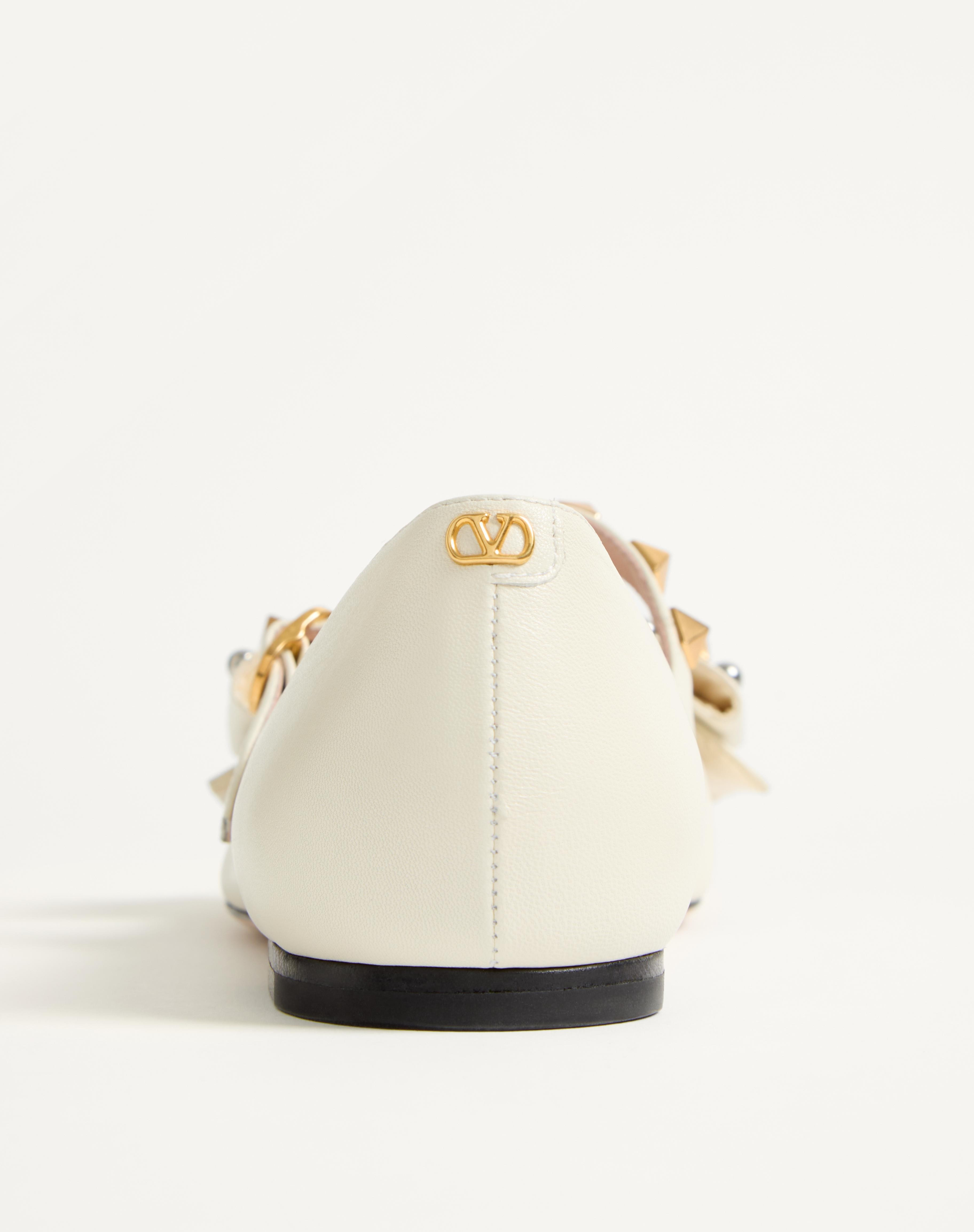MARY-JANE BOWOW BALLERINA IN KIDSKIN WITH STUDS - 7