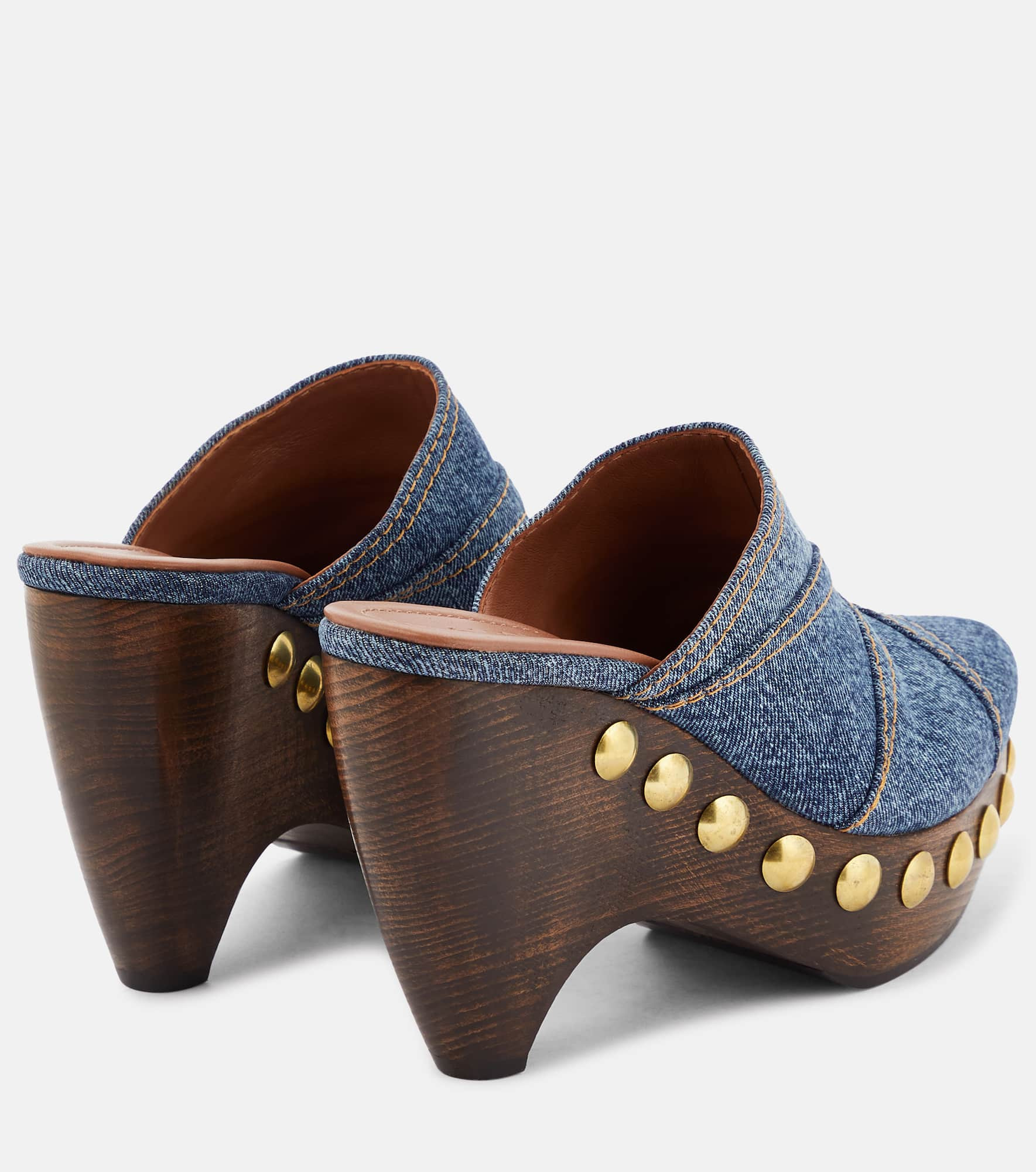 Le Sabot denim mules - 3