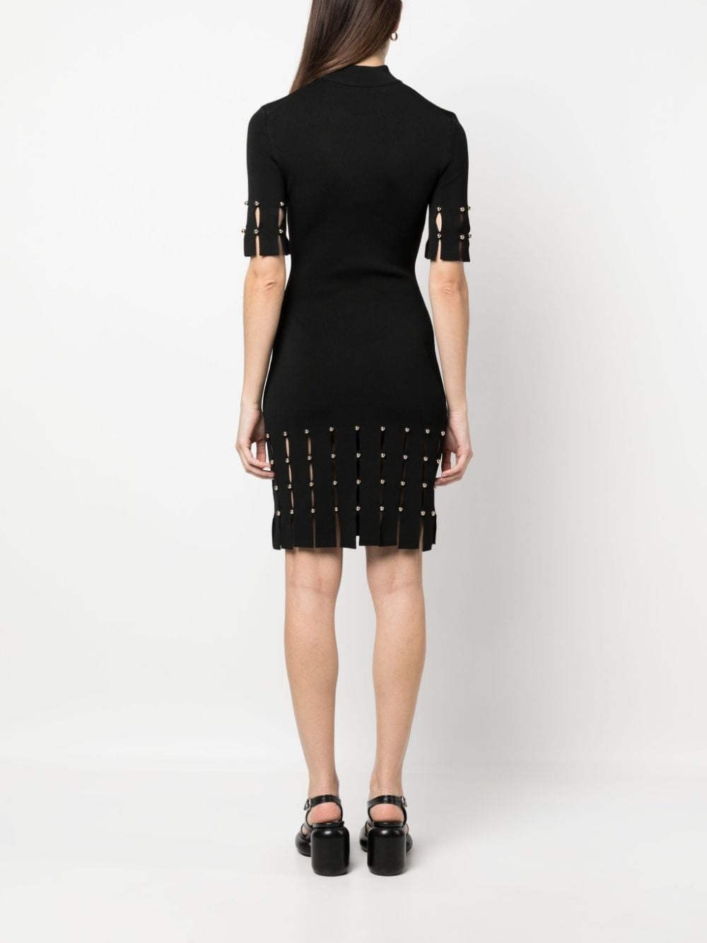 Dina mock-neck knitted dress - 4