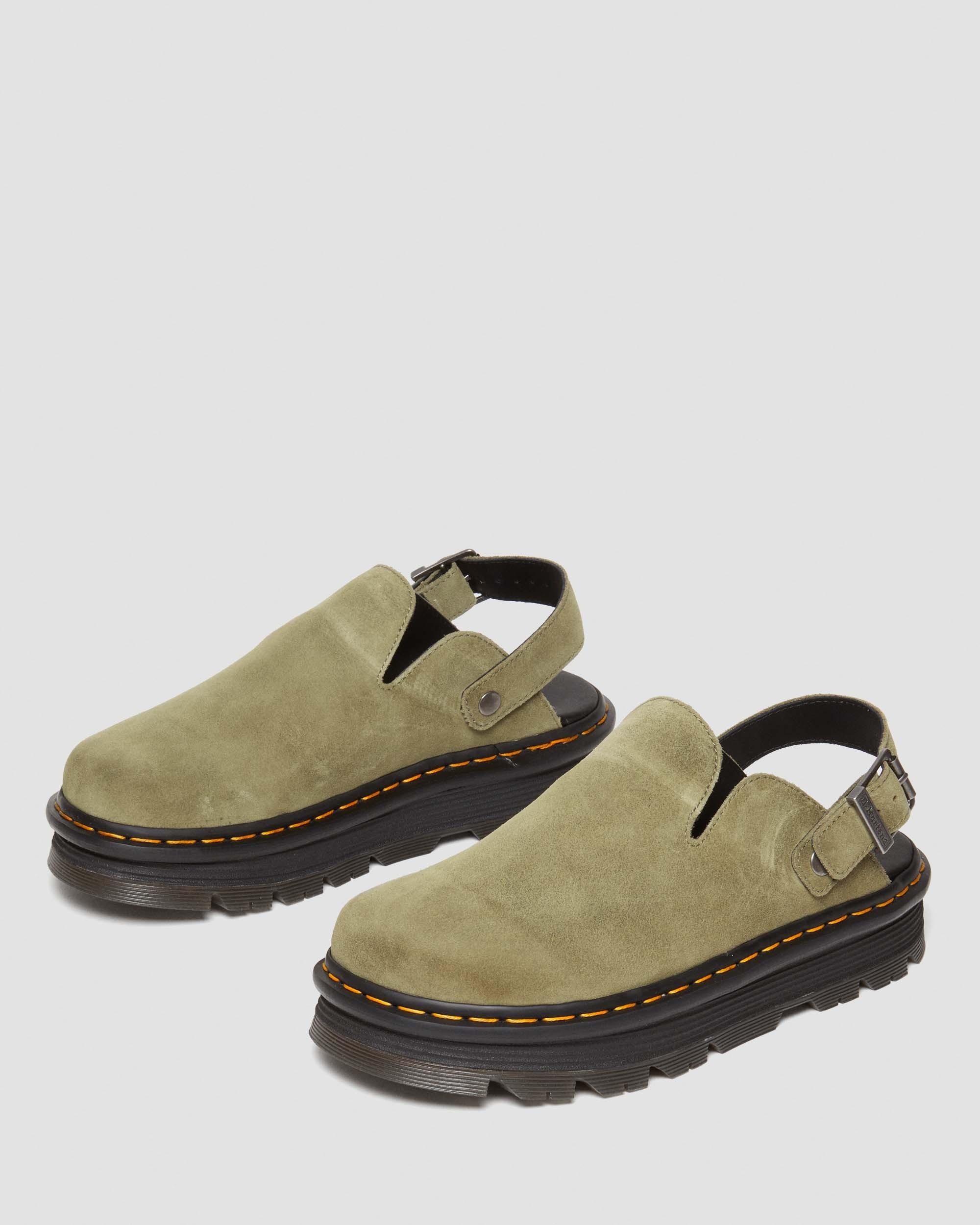 Zebzag Suede Slingback Platform Mules - 3
