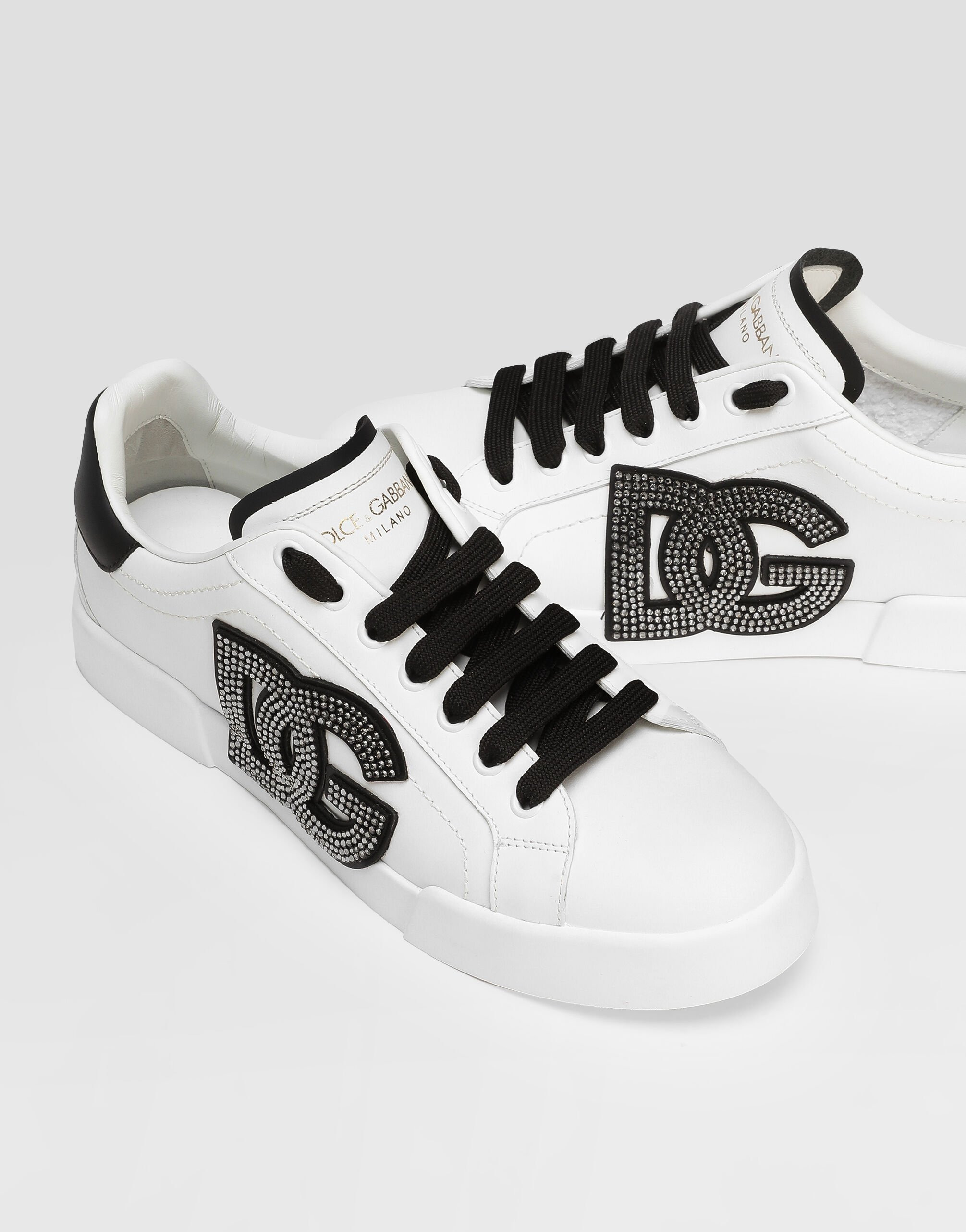 Calfskin Portofino light strobel sneakers - 4
