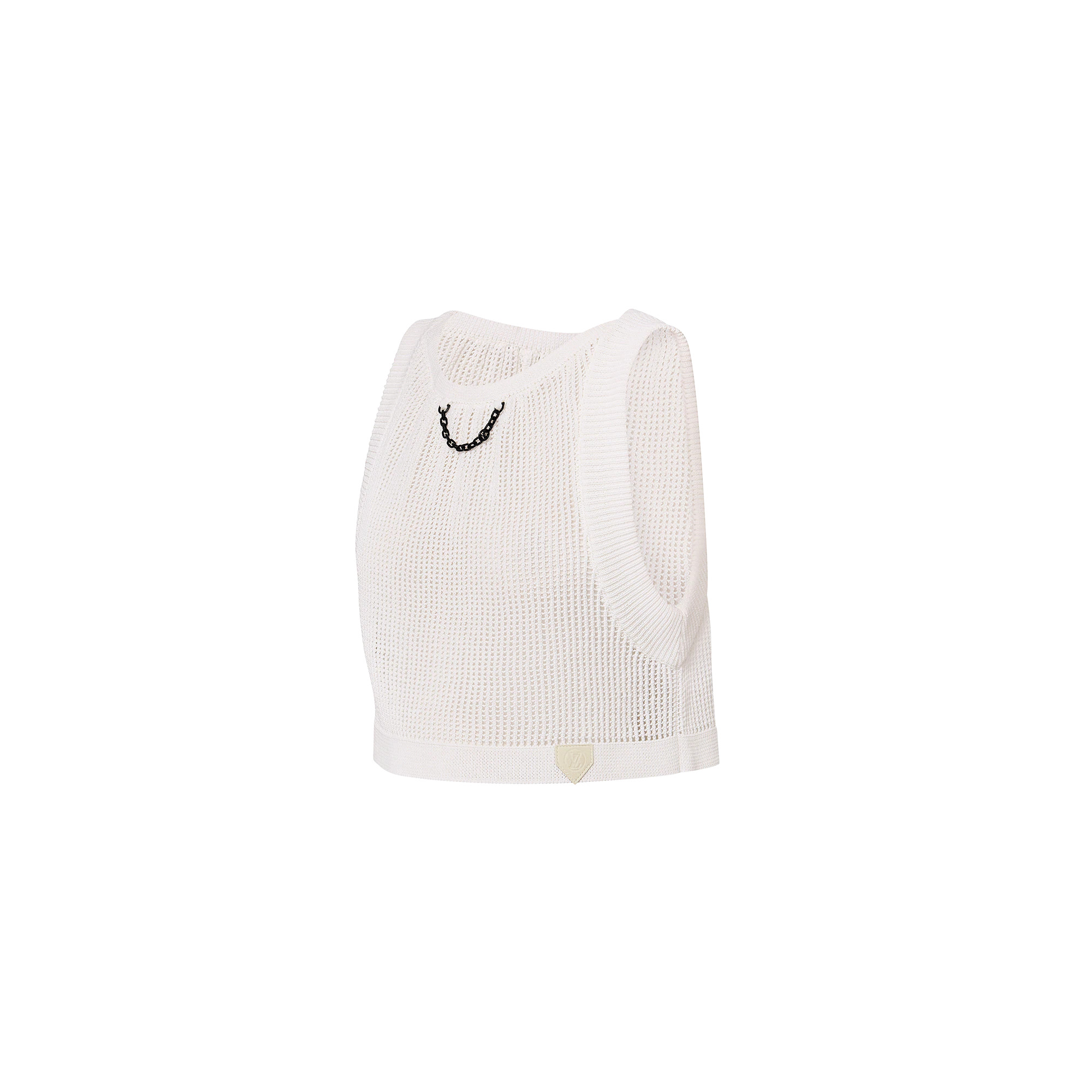Mesh Knit Crop Top - 2