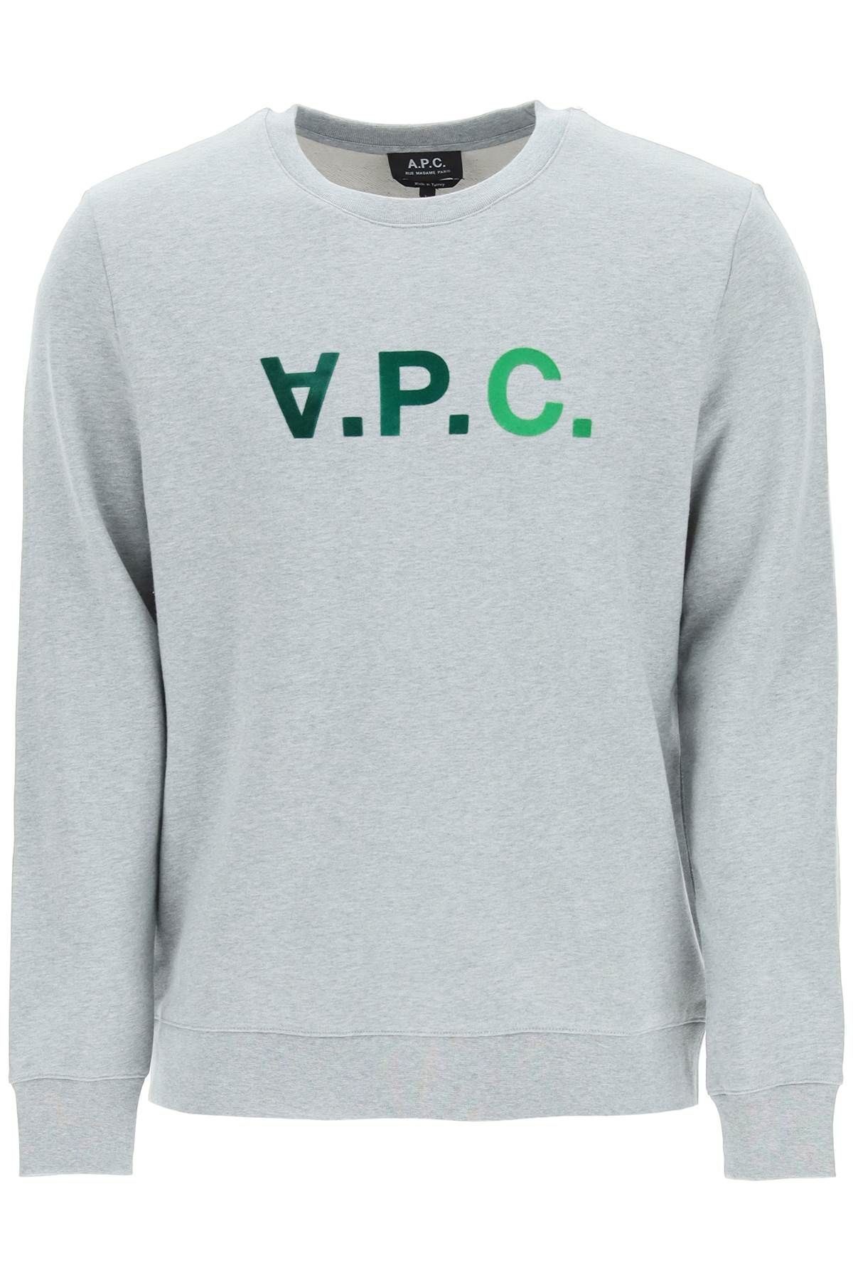 FLOCKED V.P.C. LOGO SWEATSHIRT - 1