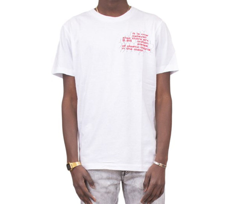 Off-White Alphabet Slogan Printing Short Sleeve White OMAA027S201850060188 - 4