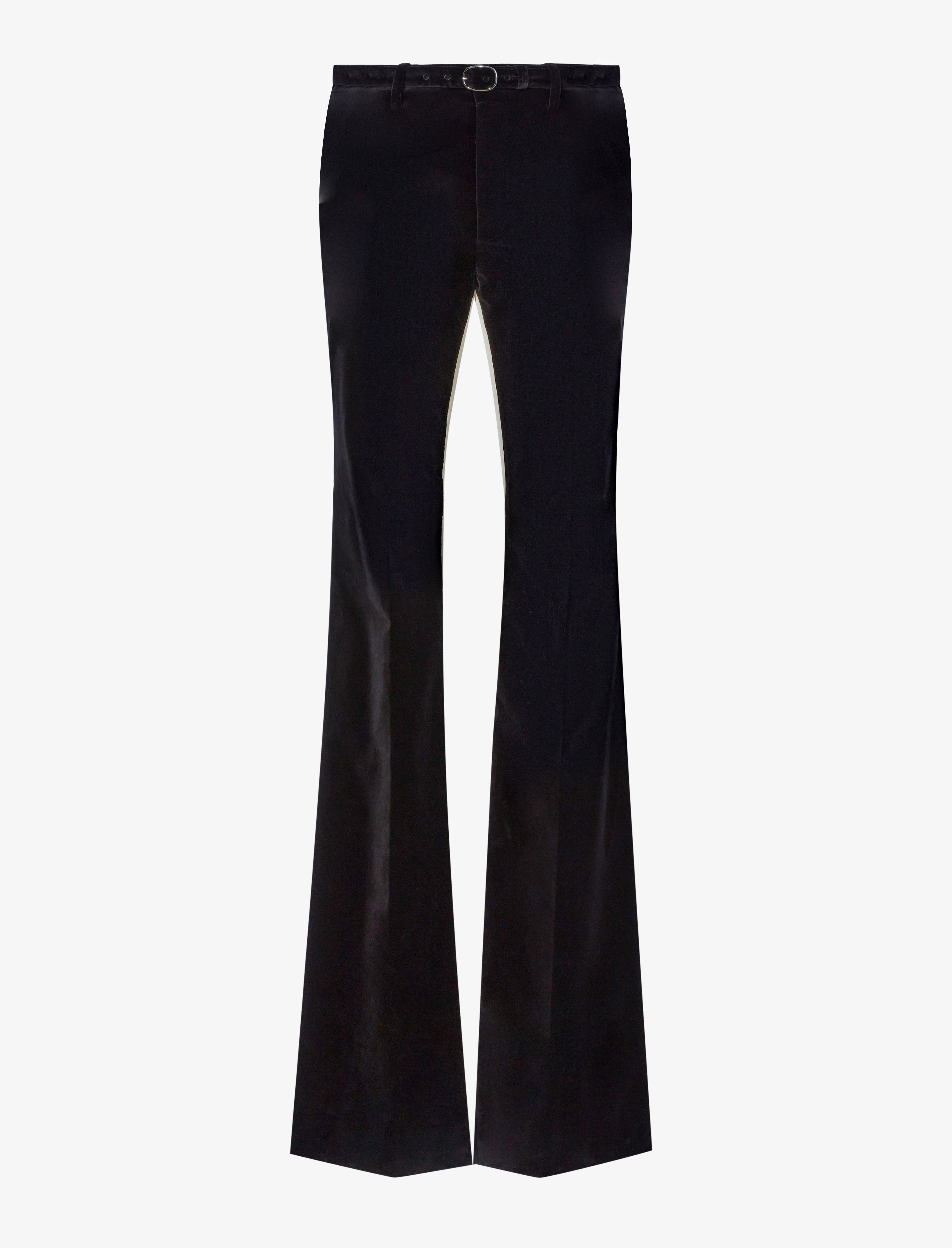 Marie Tuxedo Pant in Velvet Suiting - 1