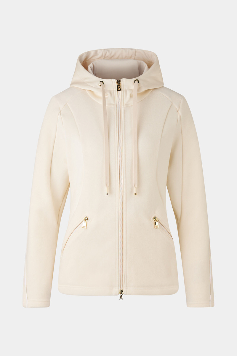 Florens fleece jacket in Cream 1