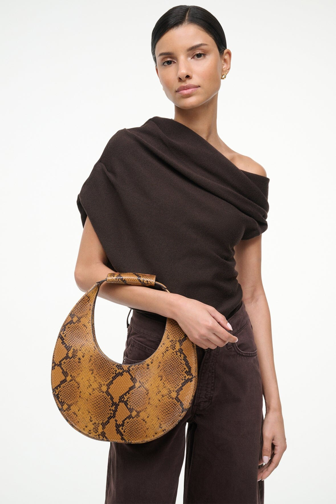STAUD MOON TOTE BAG SNAKE - 6