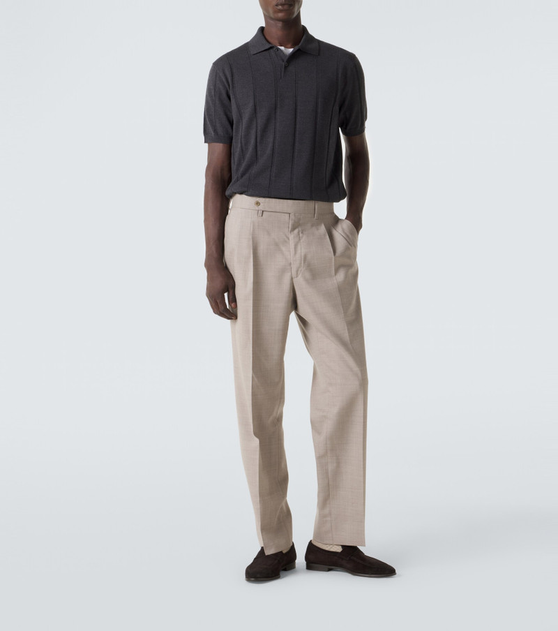 Canali Virgin wool polo sweater outlook