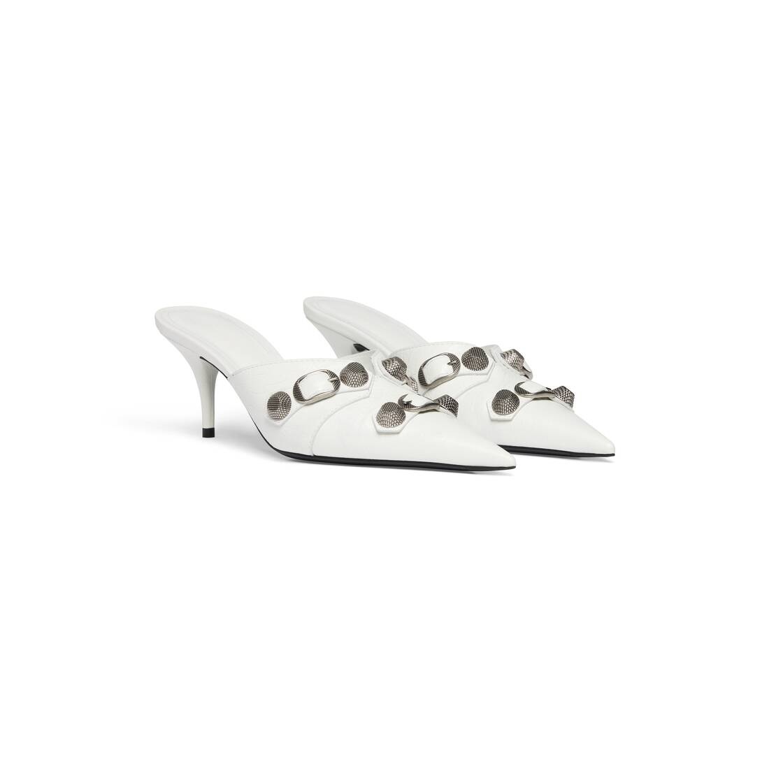 Women's Cagole 70mm Mule in Optic White - 2
