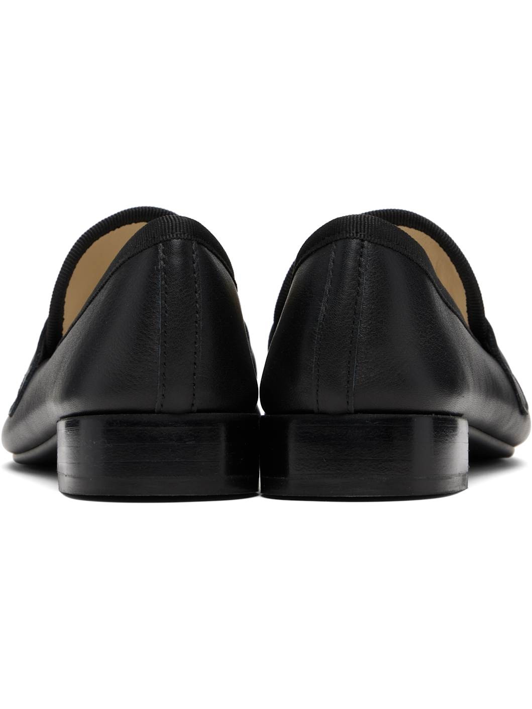 Black Michael Rubber-Sole Loafers - 2