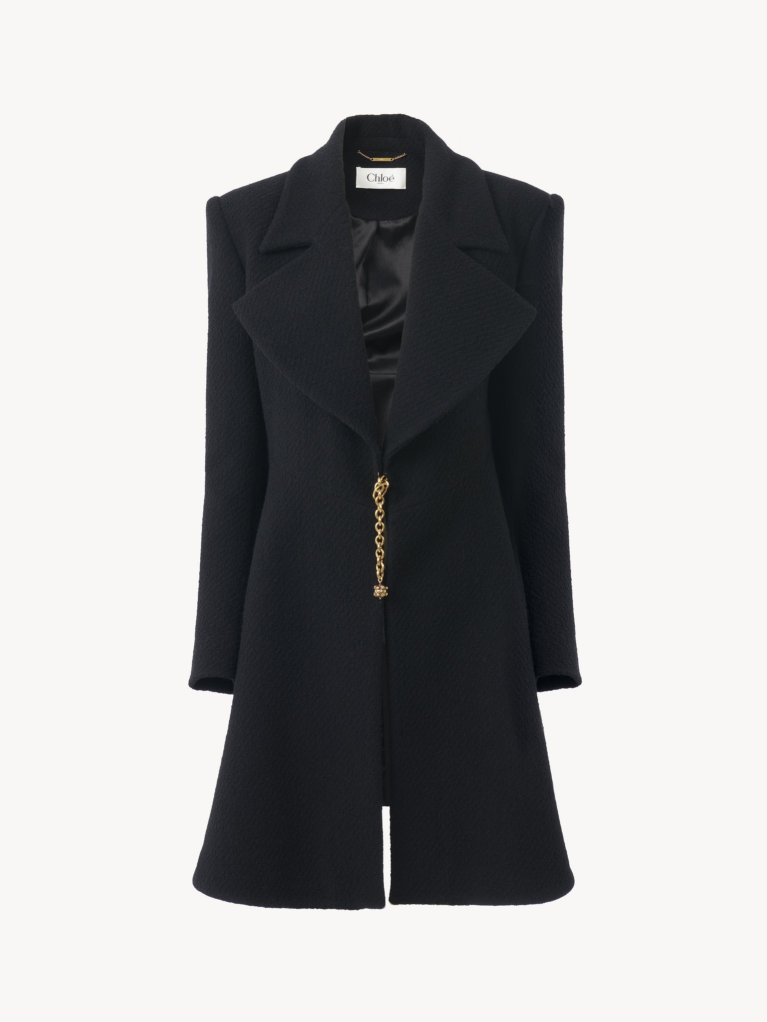 RIDING COAT IN WOOL BOUCLETTE - 2