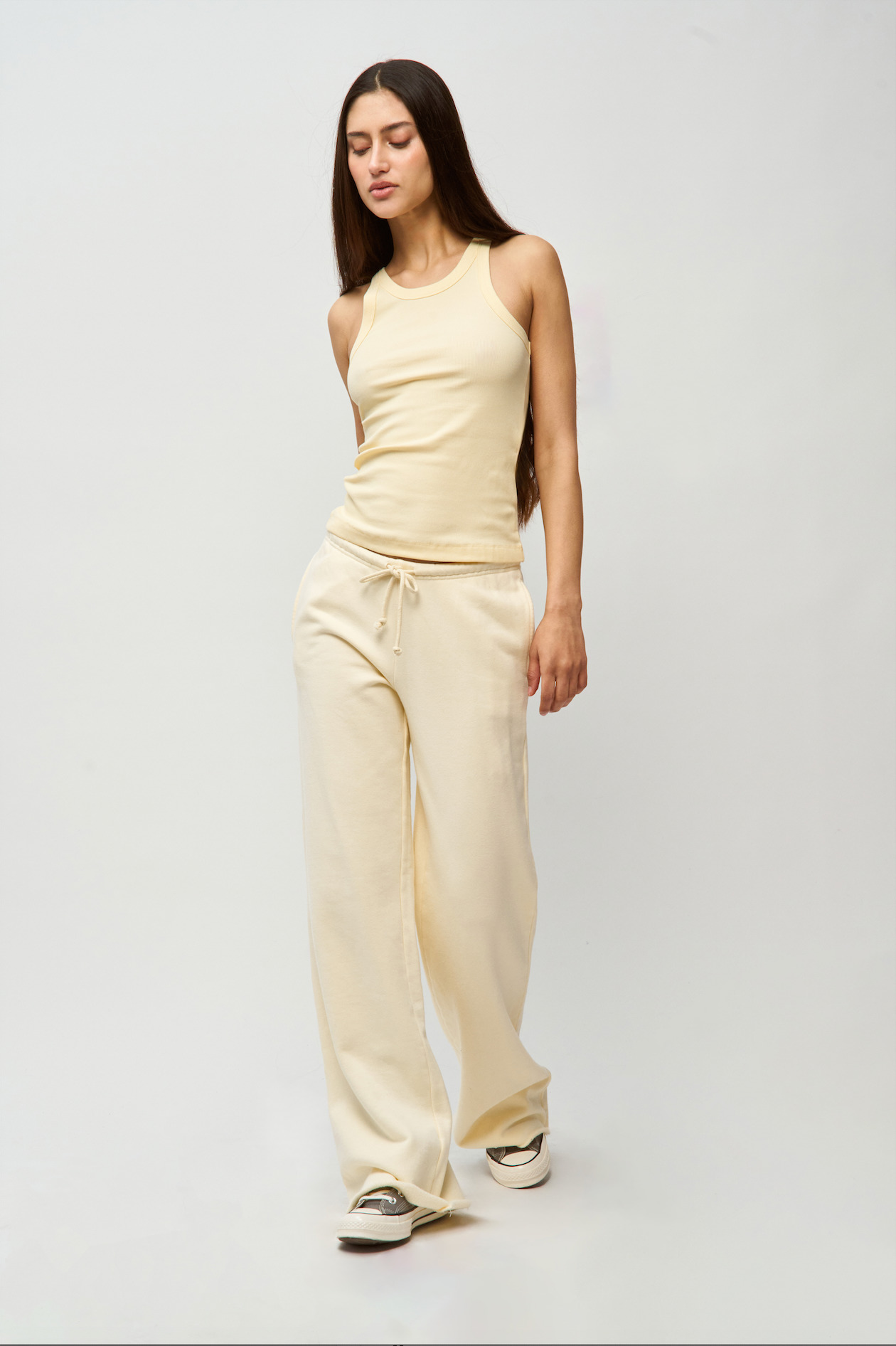 DRAWSTRING FLEECE PANT - 2