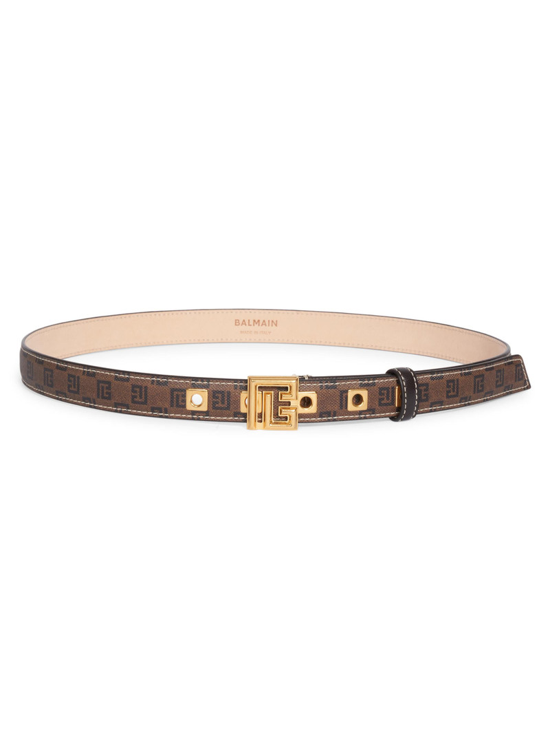 Women's Mini Logo Belt - Brown 1
