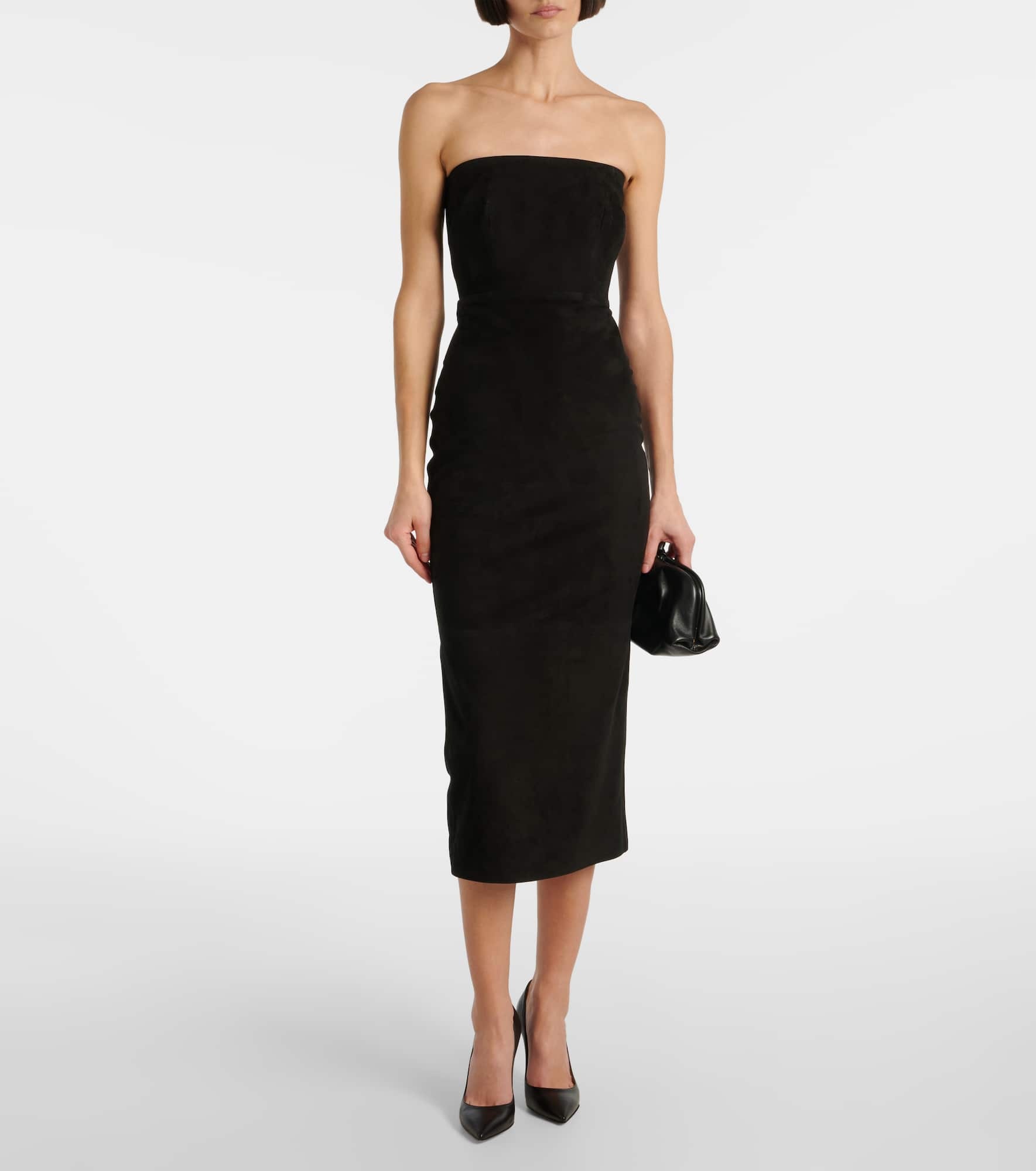 Suede midi dress - 2