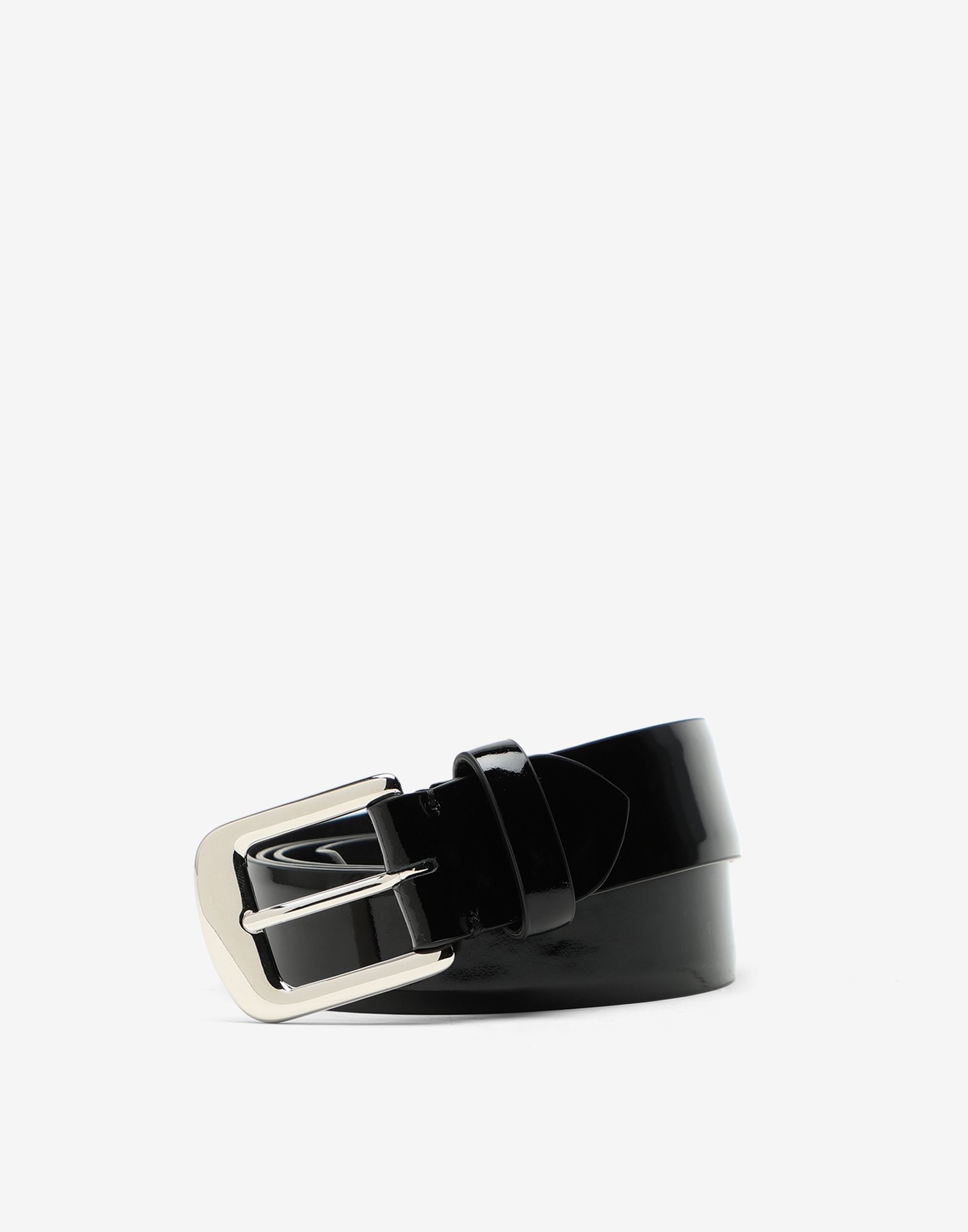 Brushed leather belt - 1