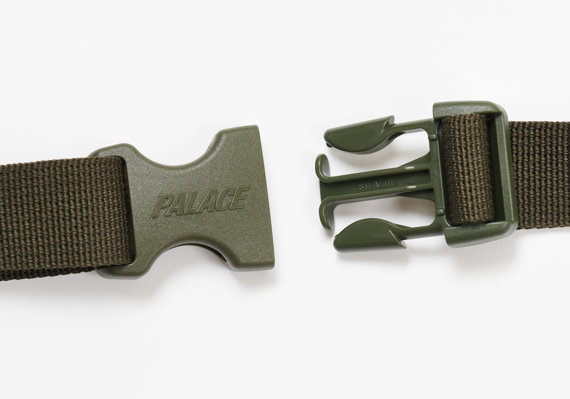 PALACE X-PAC COTTON CANVAS SHOT BAG OLIVE - 8