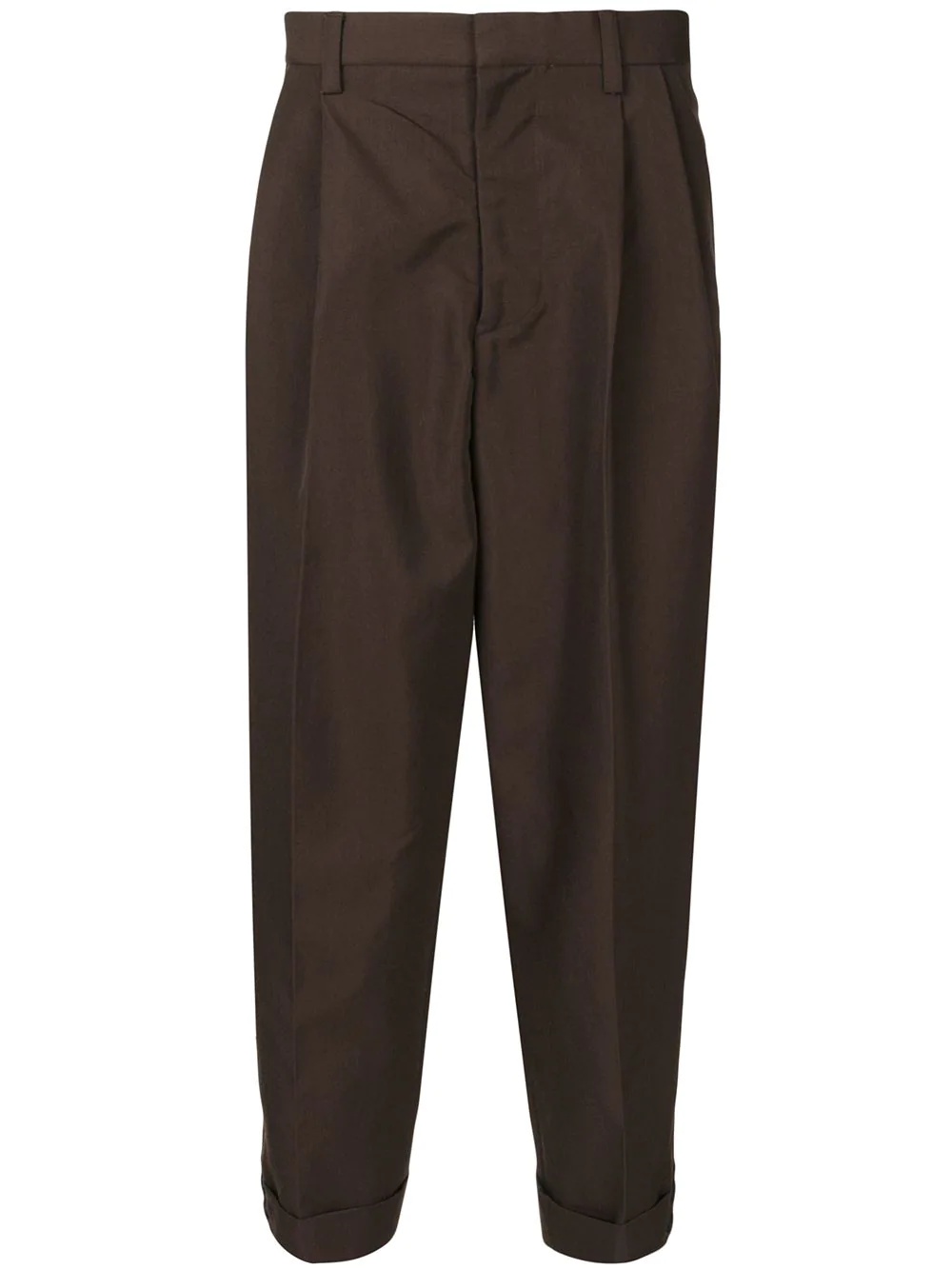 tapered cropped trousers - 1