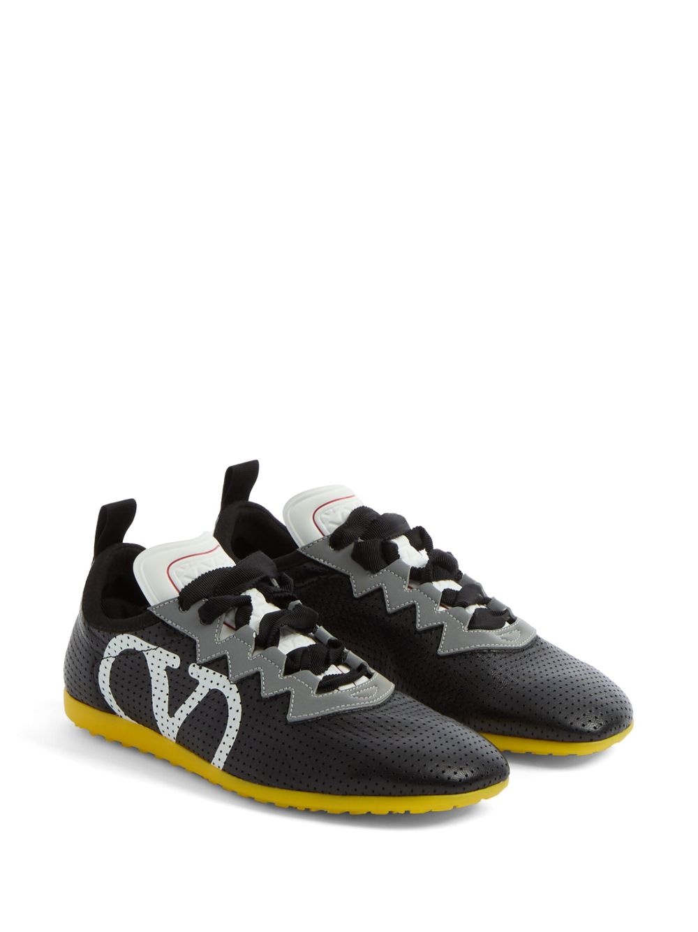 Chromathon perforated leather sneakers - 2
