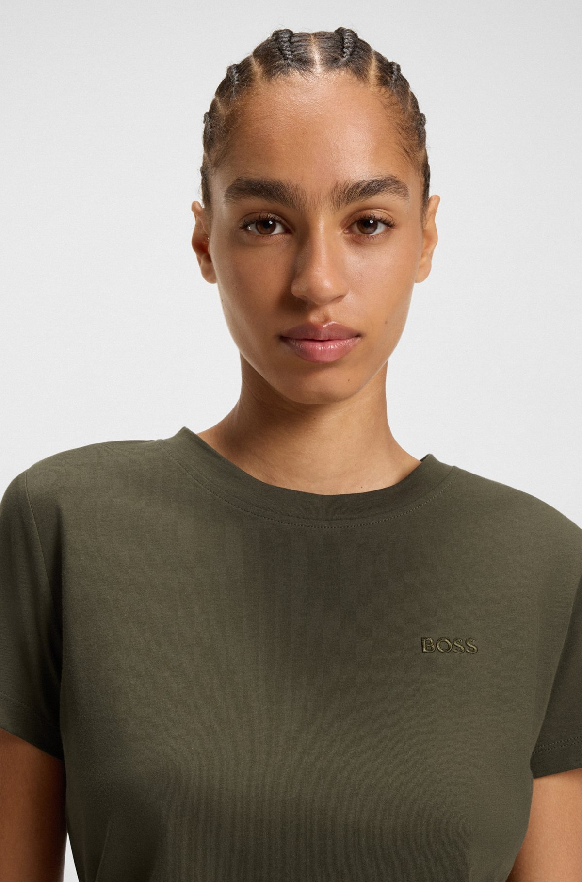 COTTON-JERSEY T-SHIRT WITH LOGO DETAIL - 5