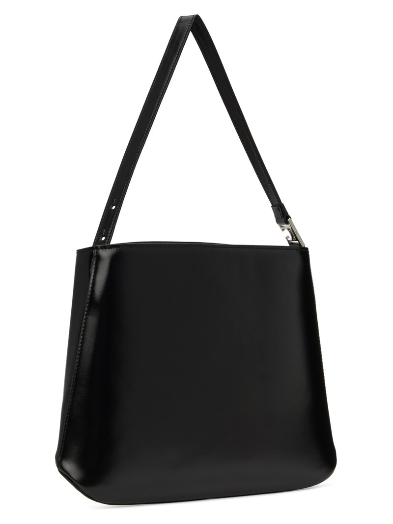 Black Leather Shoulder Bag 3
